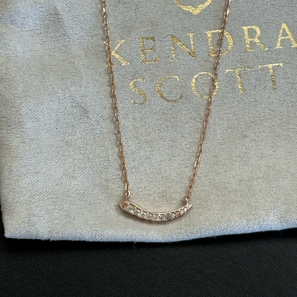 Kendra Scott Whitlee Crystal Drop Pendant Necklace